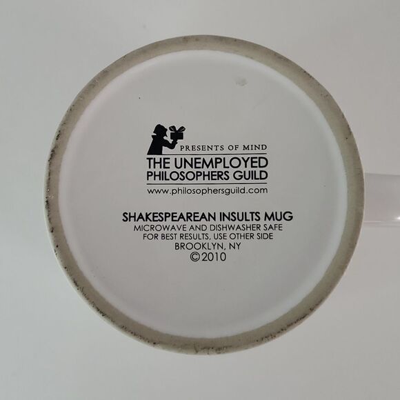 Shakespearean Insults Coffee Mug - Shakespeare's Wittiest and Meanest Insults - Picture 8 of 10